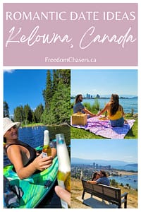 Looking for the best ideas for date night in Kelowna. Looking to plan a romantic day date in Kelowna. Visit Kelowna breweries, have lunch at one of the Kelowna wineries, bike the Kettle Valley Railway, paddle around the Okanagan Lake or just enjoy Kelowna downtimes.