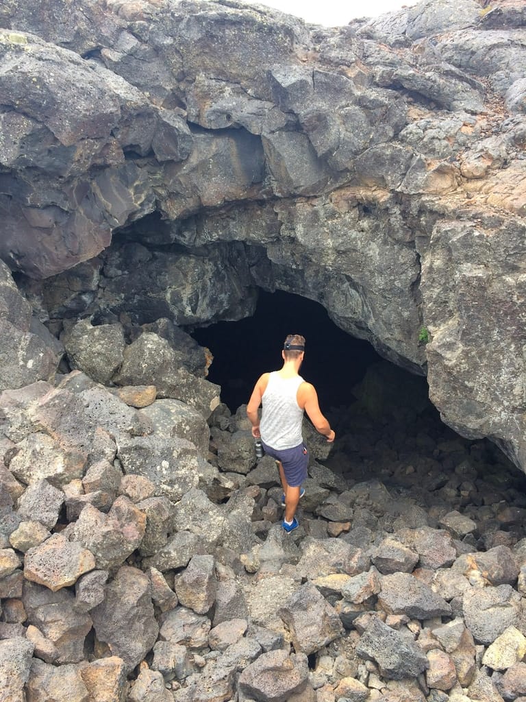 One of the best US cities is Boise Idaho and this Craters of the Moon National Monument cave.