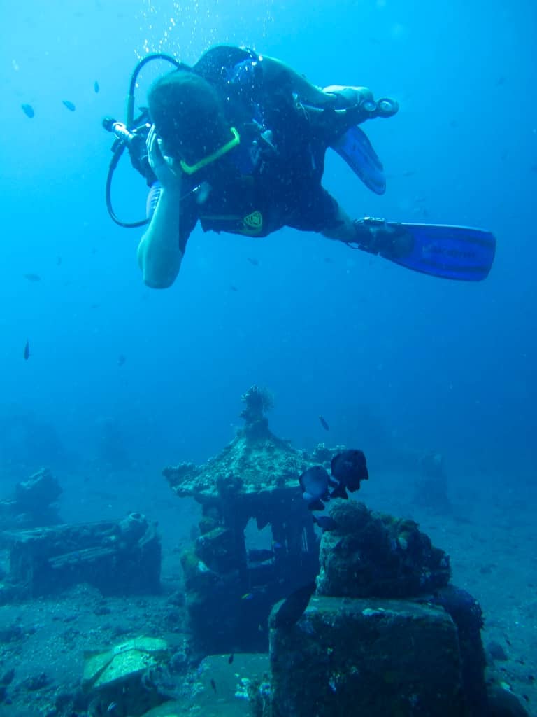 going scuba diving in bali is one of the best things to do in bali