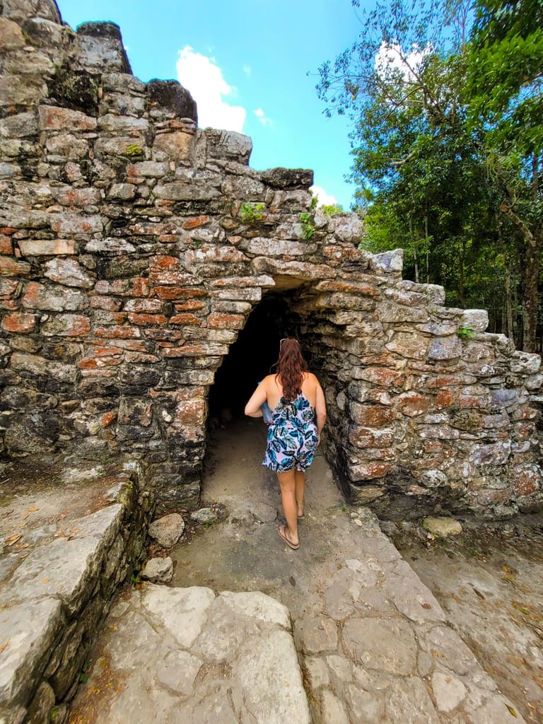 mayan history at coba ruins in mexico