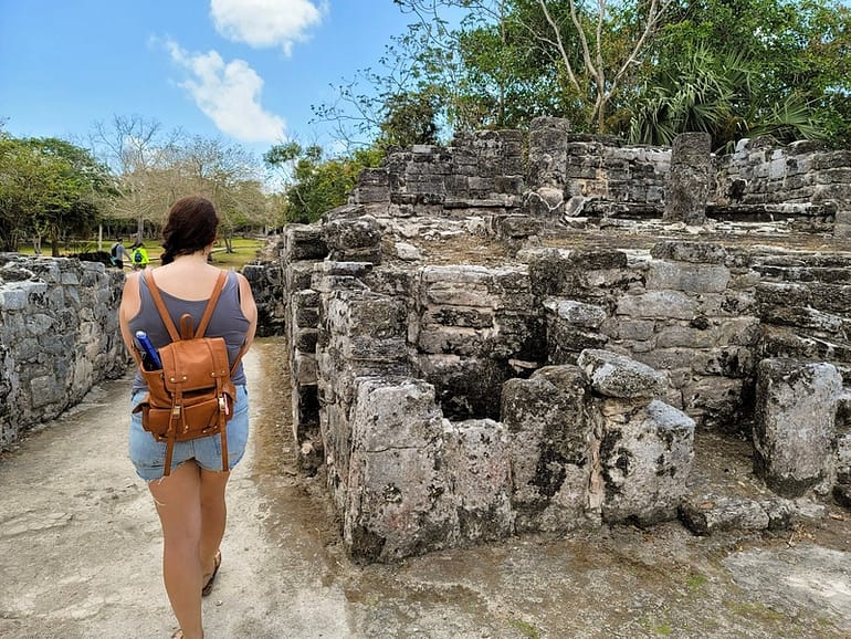 Cozumel mayan ruins called San Gervasio are some of the best mayan ruins in Mexico