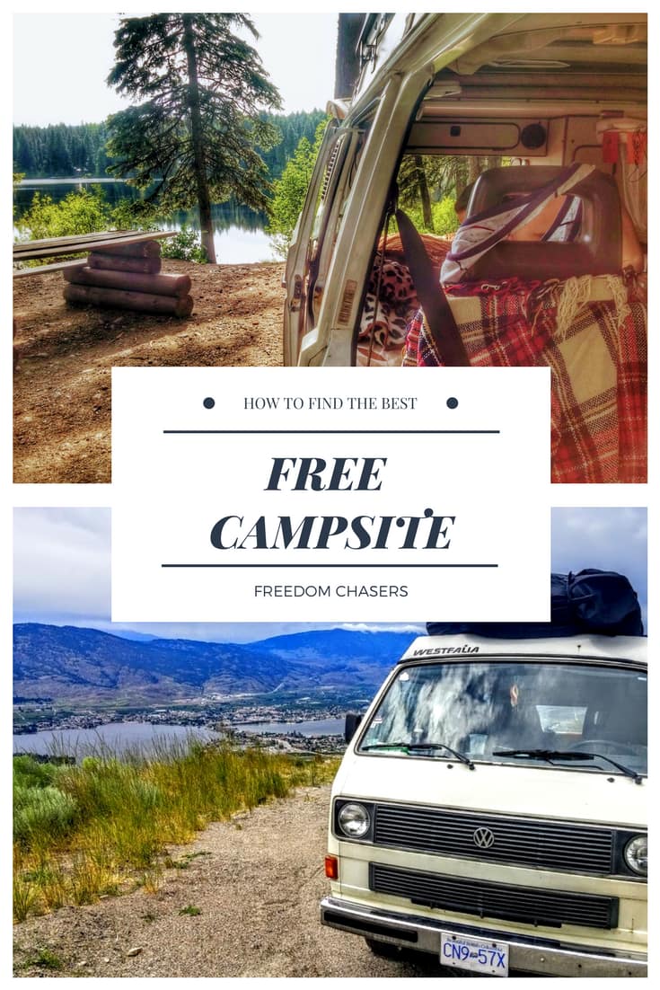 How to find a free campsite. #camping #free #campsite #roadtrip #vanlife